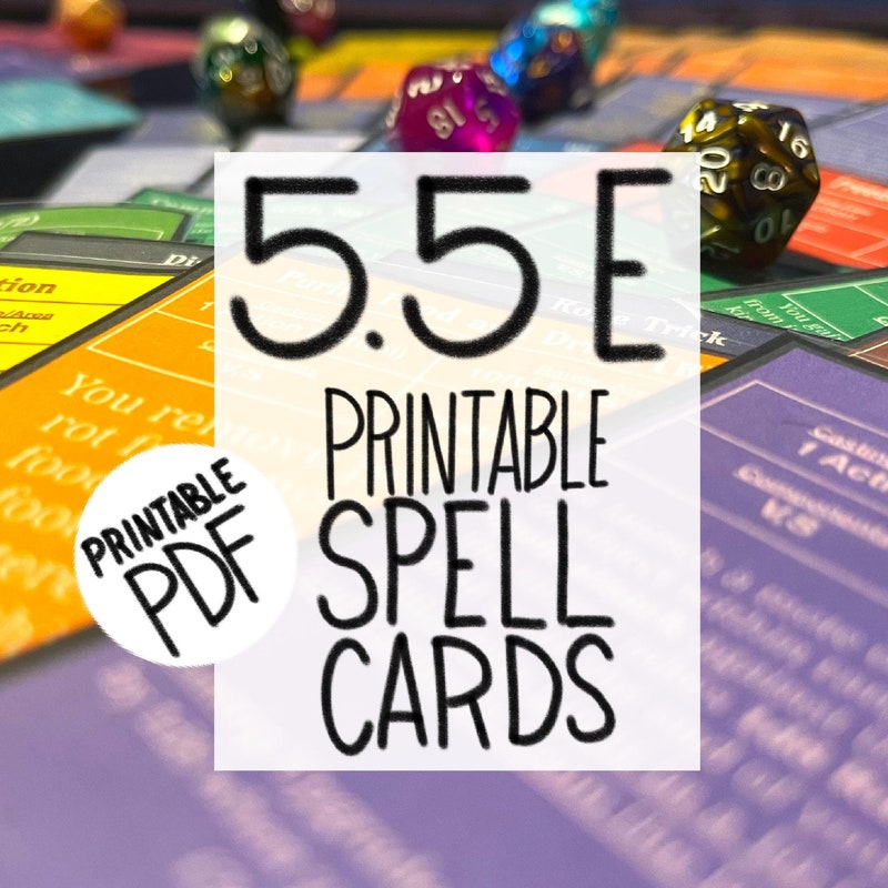 Spell Cards 2024 Etsy