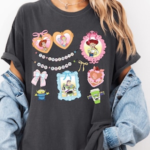 Comfort Colors® Vintage Disney Toy Story Infinity and Beyond T-Shirt, Disney Toy Story Tee, Jessie and Woody Tee, Buzz Disney Trip Shirt