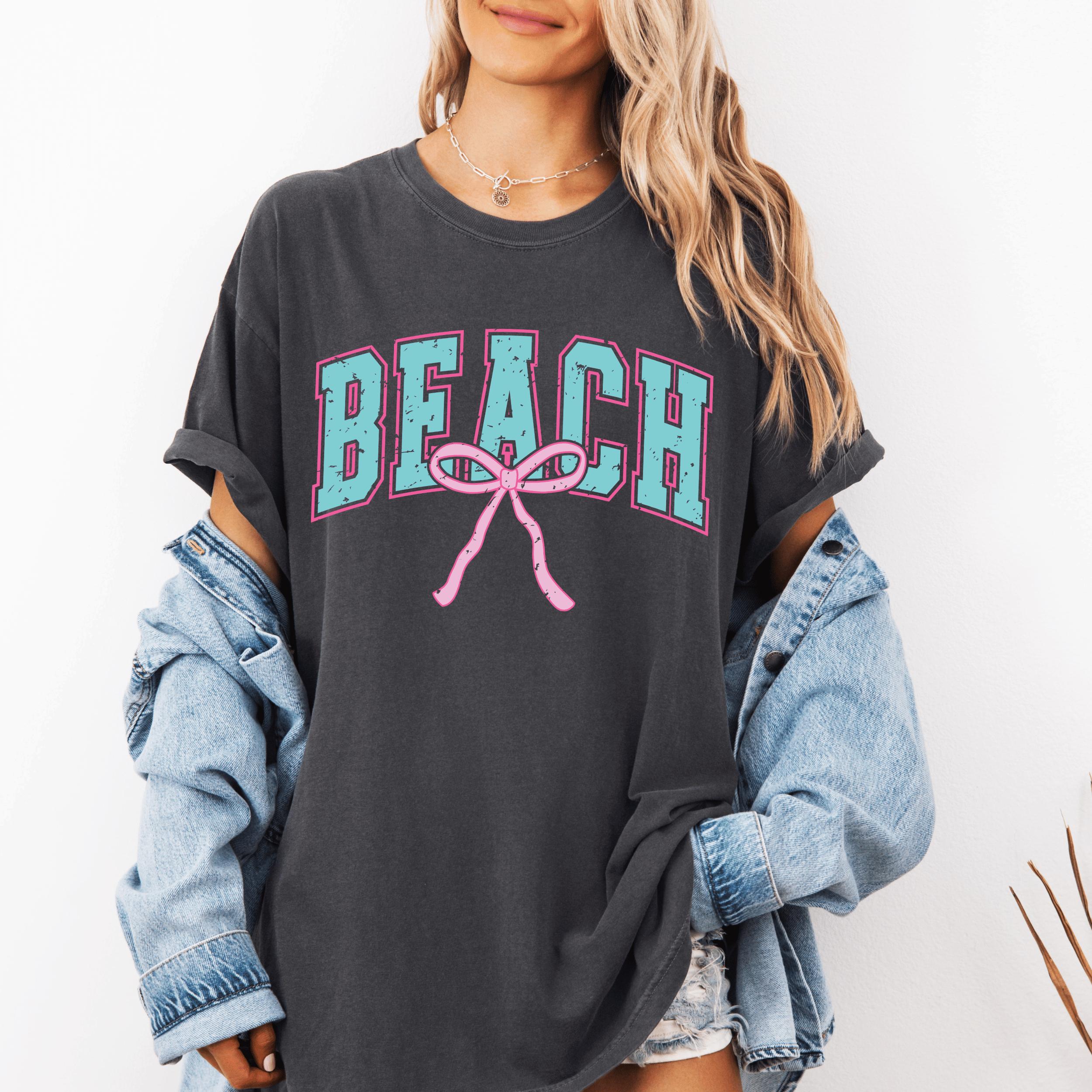 Comfort Colors Beach Shirt, Cute Beach Outfit, Funny Summer Tee, Best Friend Vacation Shirt, Retro Beach Graphic Tee, Summer Gift