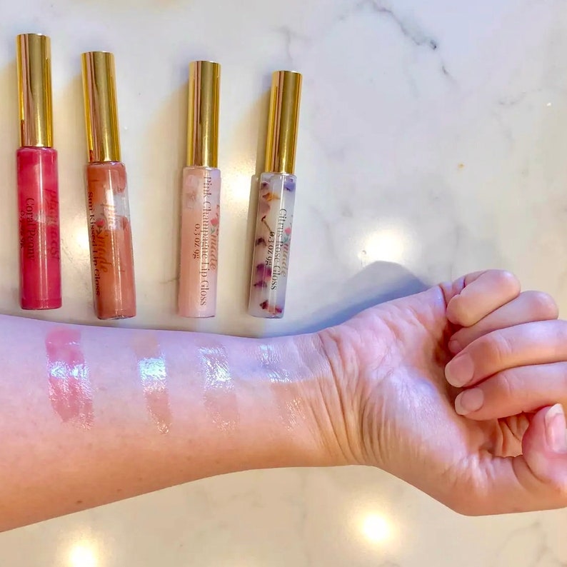 Organic Lip Gloss All Natural Organic Lip Balm by Etsy