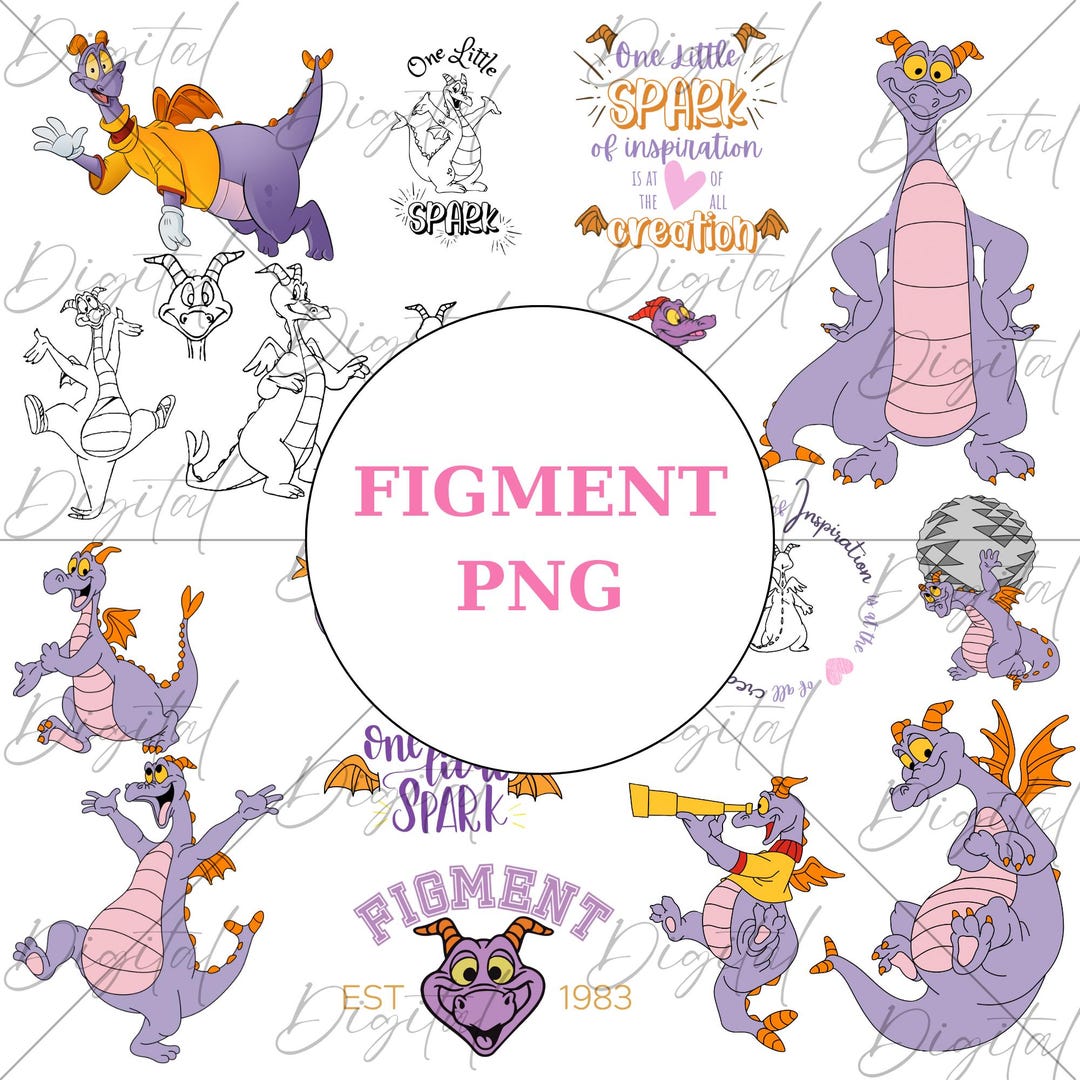 Epcot Figment PNG Bundle: Journey to Imagination (digital Download) - Etsy