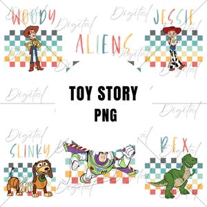 Toy Story PNG Bundle: Family Trip Designs (Digital Download)