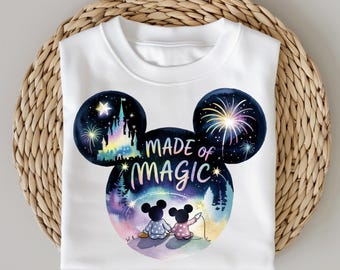 Disney Schloss Feuerwerk PNG Bundle, Mickey Minnie Clipart (Digital Design)