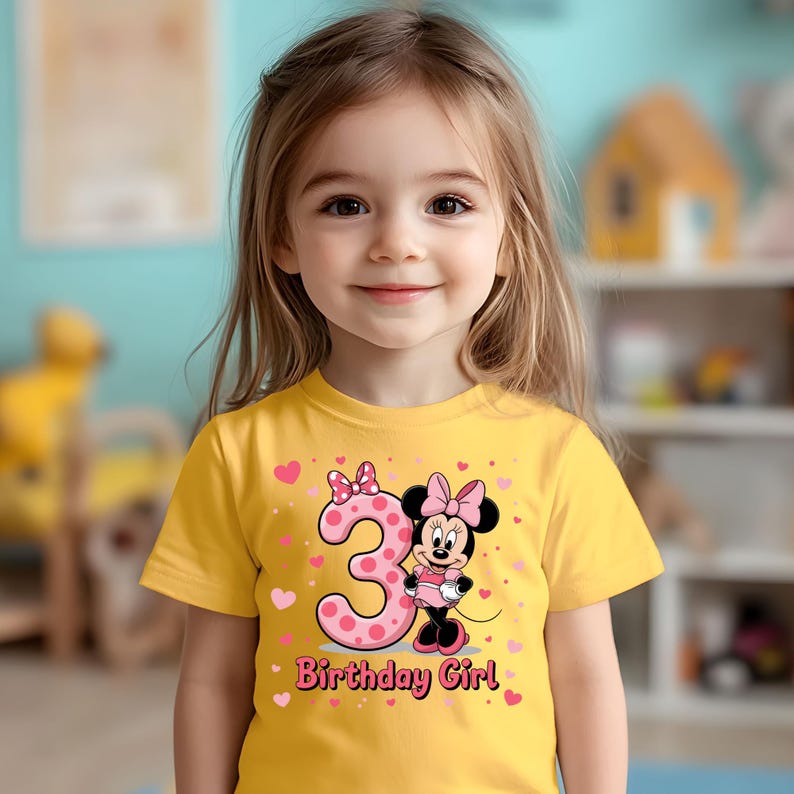 Minnie Mouse Birthday Girl Numbers PNG, Pink Minnie Clipart Bundle, Girl Birthday Sublimation, Disney Minnie Mouse Birthday png bundle