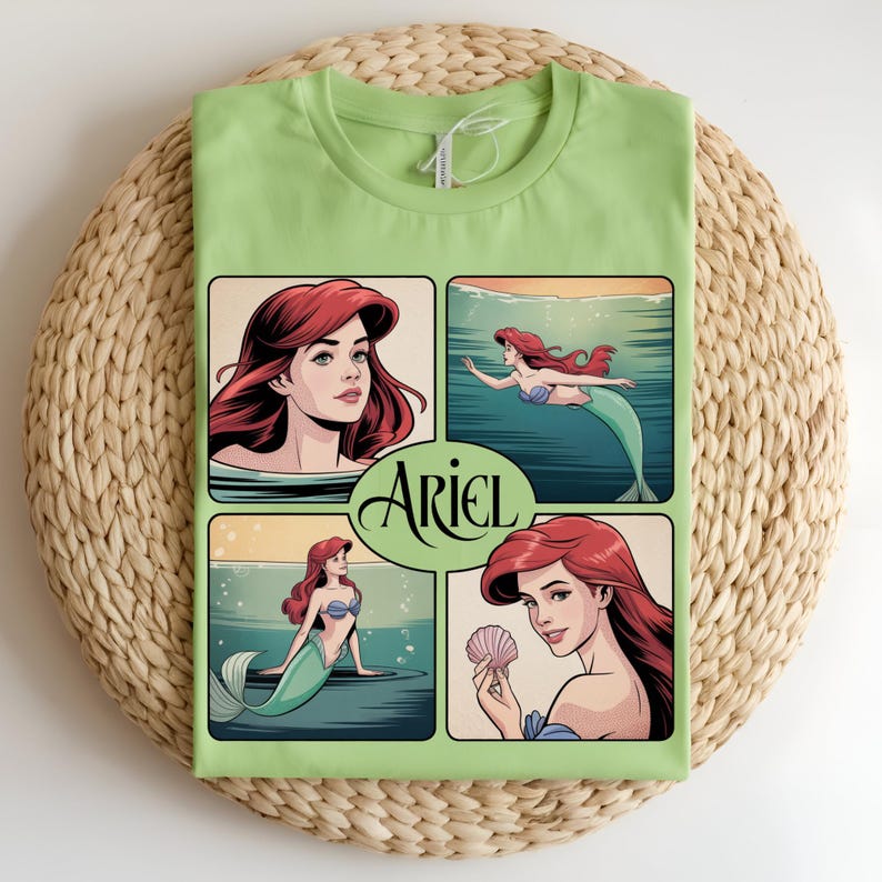 Ariel PNG, Mermaid Princess Clipart - Etsy
