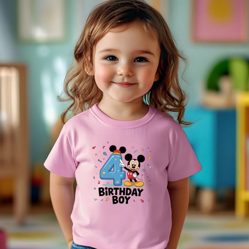 Mickey Birthday Boy Numbers PNG Bundle, 1st to 10th Birthday PNG, Disney Mickey Mouse Clipart, Sublimation for Kids Party, Mickey PNG