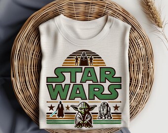 Sylwetki postaci z Gwiezdnych Wojen w formacie PNG: Clipart Galaxy Wars (pobieranie cyfrowe)