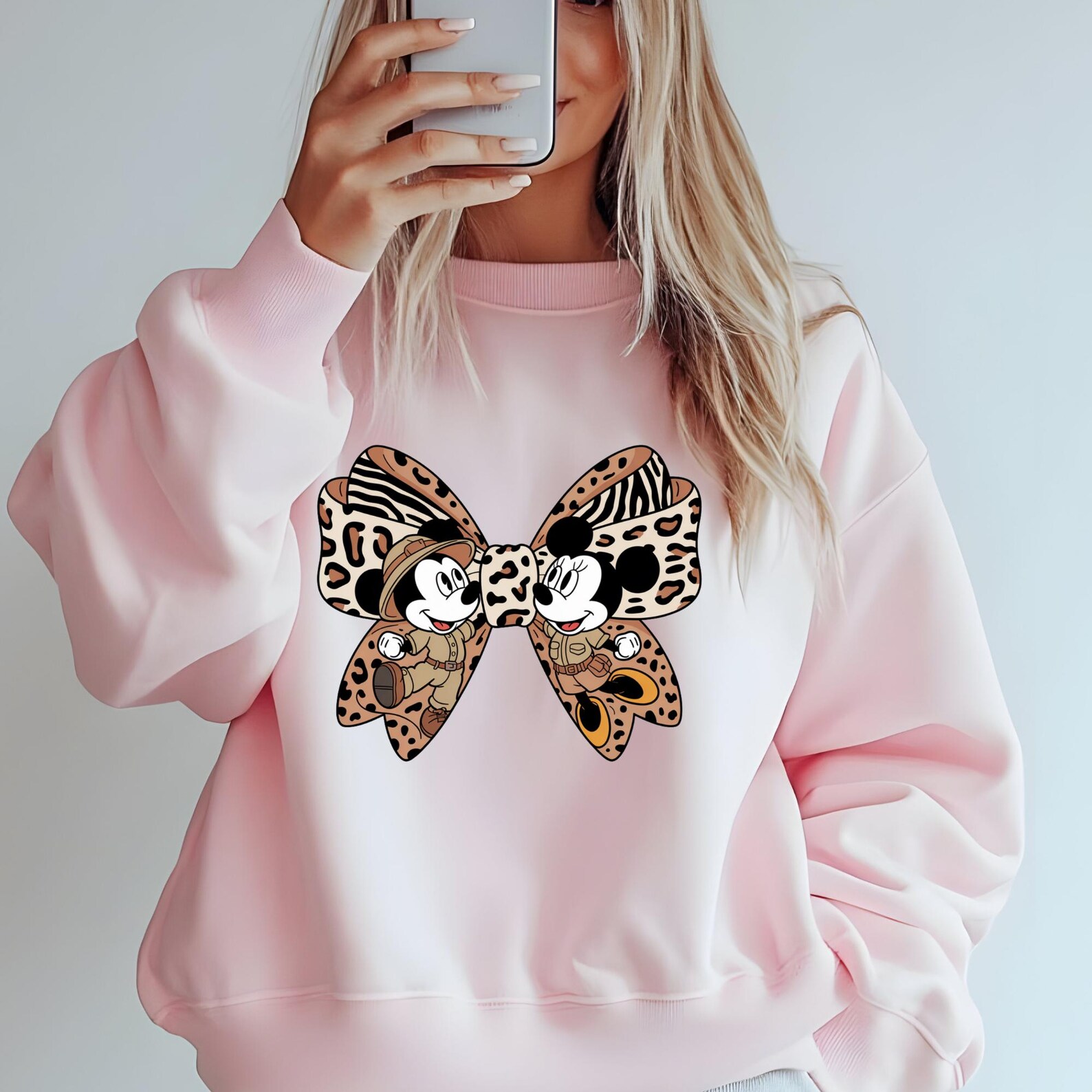 Mickey and Minnie Mouse Fall Pumpkin PNG: Plaid Bow, Autumn Leaves ...