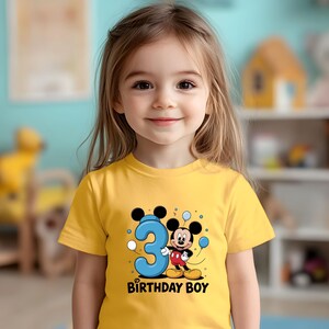 Mickey Birthday Boy Numbers PNG Bundle, 1st to 10th Birthday PNG, Disney Mickey Mouse Clipart, Sublimation for Kids Party, Mickey PNG