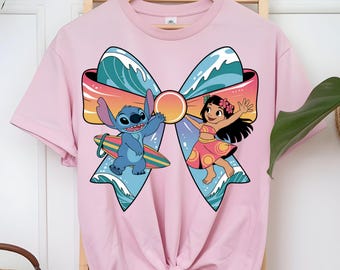 Lilo and Stitch Bow PNG: Summer Vacation Clipart (Digital Download)