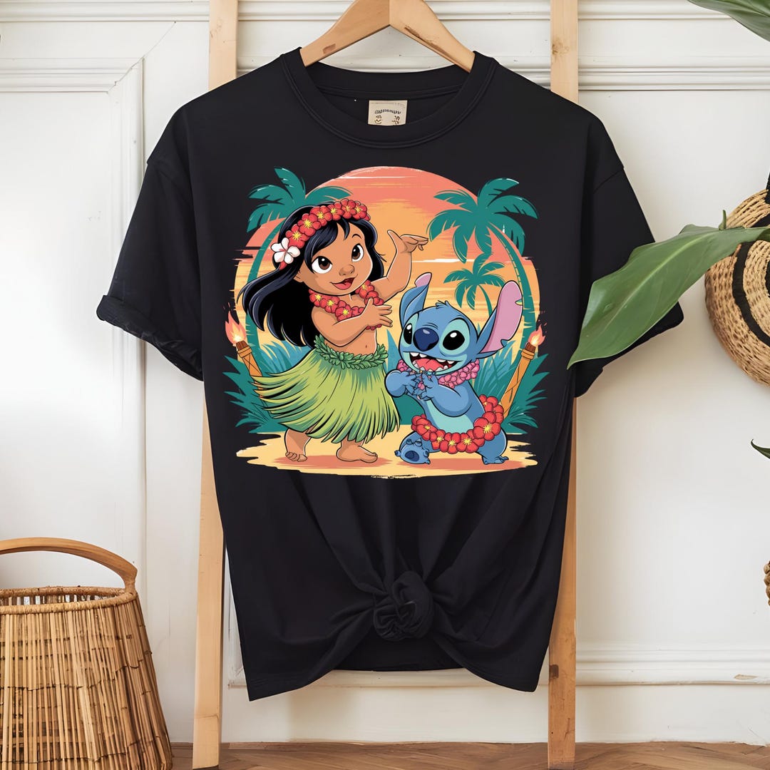 Vector Stish Lilo and Stitch PNG, Hula Dance, Hawaii Clipart (digital Download) - Etsy