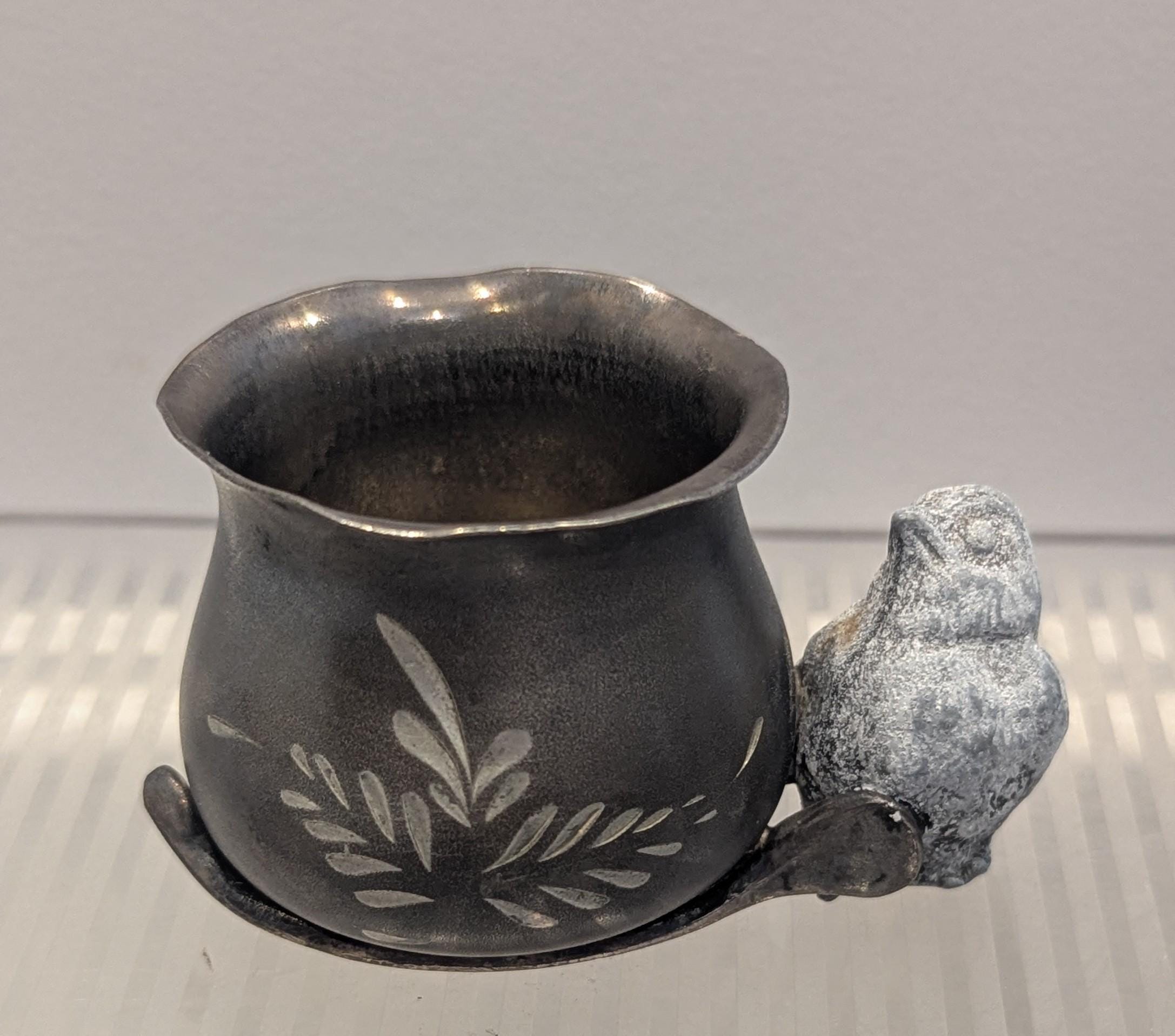WR New York Quadruple Plate 346 Mini Toothpick Holder Metal Bird