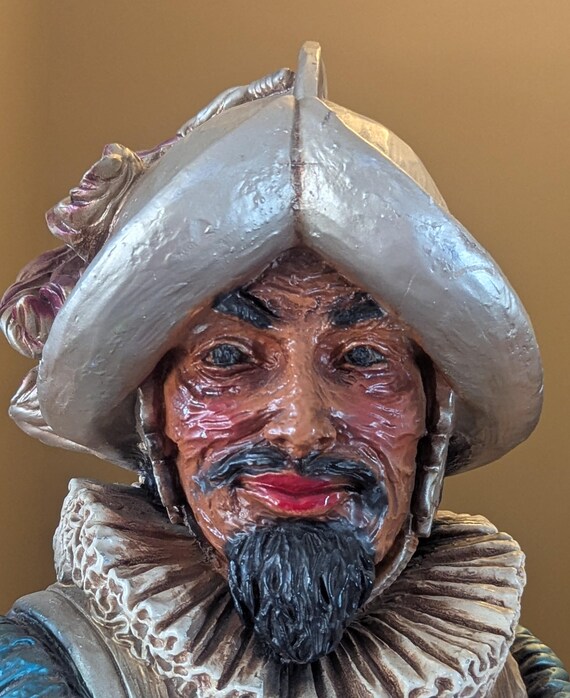 Universal Statuary Corp Spanish Conquistador Bust Chalkware