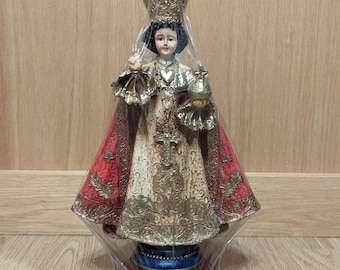 Philippines Sto Niño Child Jesus Image Religious Figurine Statue 13&quot;T *READ