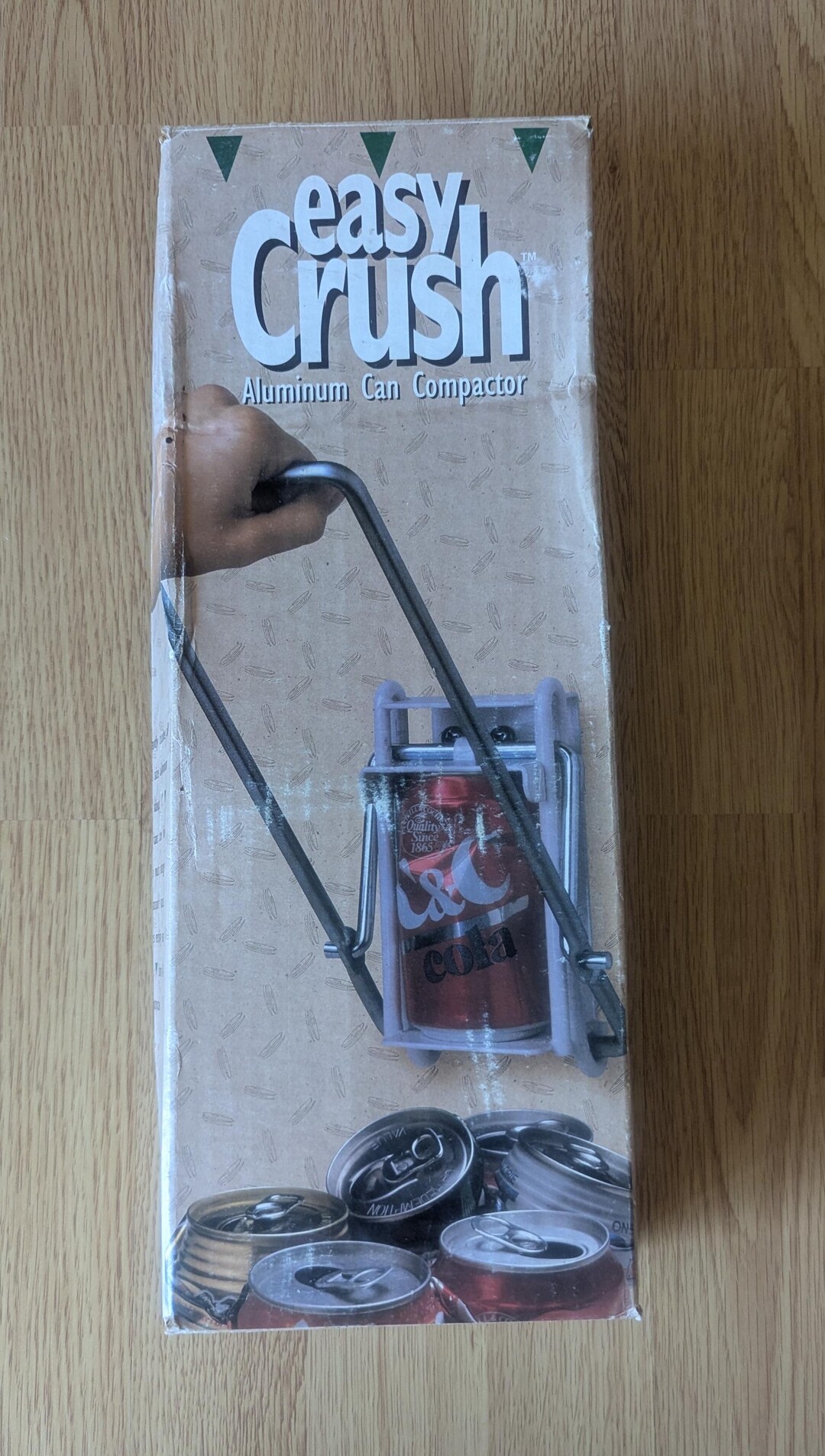 Vintage Easy Crush Aluminum Steel Can Compactor With Box Wall Mount ...