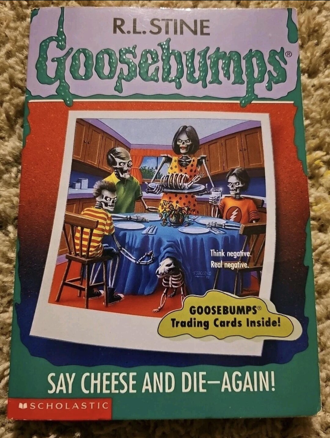 R.L. Stine Goosebumps - Say Cheese and Die - Again #44 Scholastic - Etsy