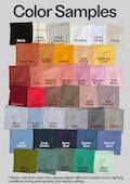 Organic Linen Fabric Color Swatch, 40 Color Pack