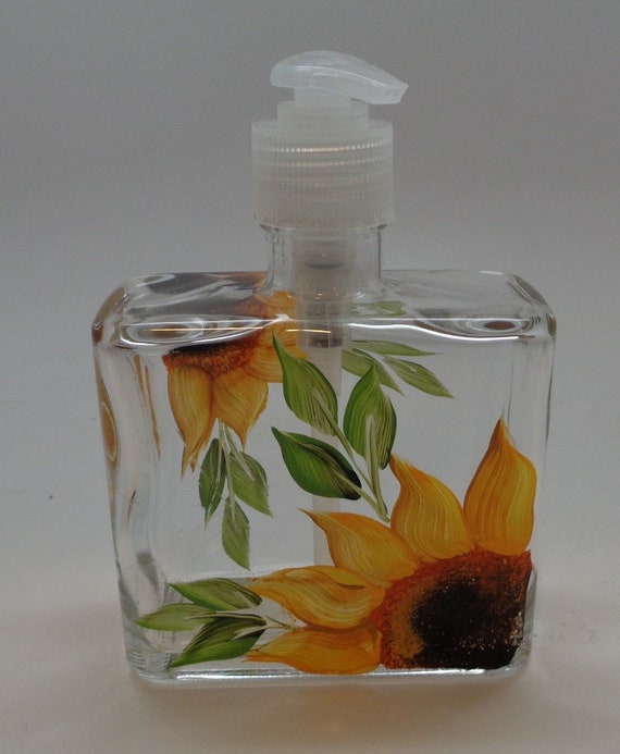 Sunflower on sale soap dispenser