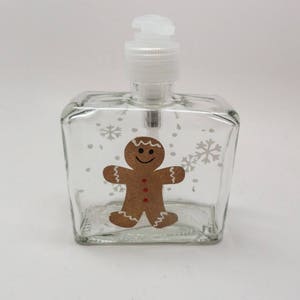 Hand painted Gingerbread Soap Dispenser