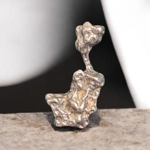 Cristal de metal telúrico raro - Coleccionable geológico - Minerales en bruto - Hierro-Níquel #2