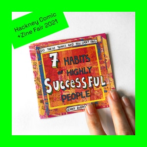 Luck Zine 7 Habits of Highly Successful People limited edition with unique collage poem image 6