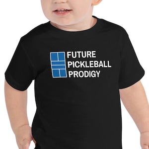 Future Pickleball Prodigy Toddler Shirt, Pickleball Gifts, Sport Graphic Tee, Toddler Pickleball Outfit, Gift for Kids