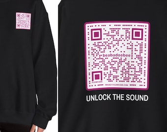 Sweat-shirt avec code QR Beabadoobee, fan de musique rock indépendant