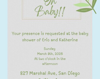 baby shower template