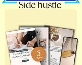 Profitable Side Hustle Ideas: Small Business Guide for Entrepreneurs (eBook)