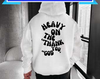 Gezellige hoodie met motiverende quote: unisex sweatshirt van een katoen-polyestermix voor dagelijkse inspiratie