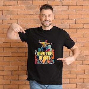 Own The Street T-Shirt SVG Design: Custom Streetwear Graphic (Instant Download