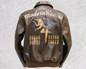 Chris Redfield Leather Bomber Jacket: 