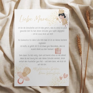 Digital Download Pacifier Fairy Letter / Letter Toddler Pacifier Fairy / Post from the Pacifier Fairy personalized with name / Pacifier-free
