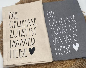 Geschirrtuch / Einweihungsgeschenk / neue Wohnung, Einzug, Umzug, viele schöne Momente in deinem/eurem neuen Zuhause, Handtuch, Küchentuch