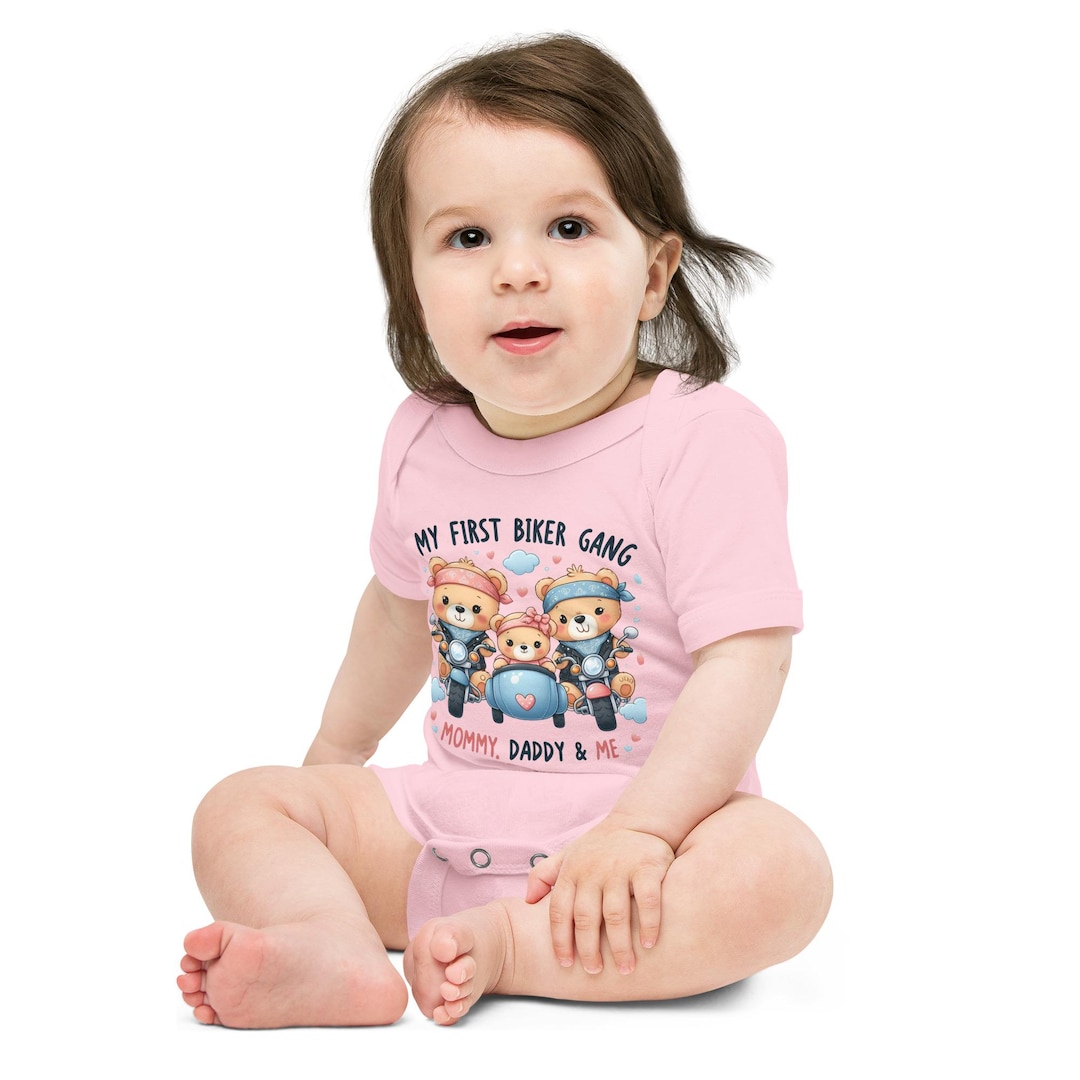 Motorrad Kleidung Metal Kids My First Biker Shirt - Baby Body, Schwarz,  Größe 56/62 (0-6 Monate), 100% Statement Lustige Bodys Baby, image size:1080x1080
