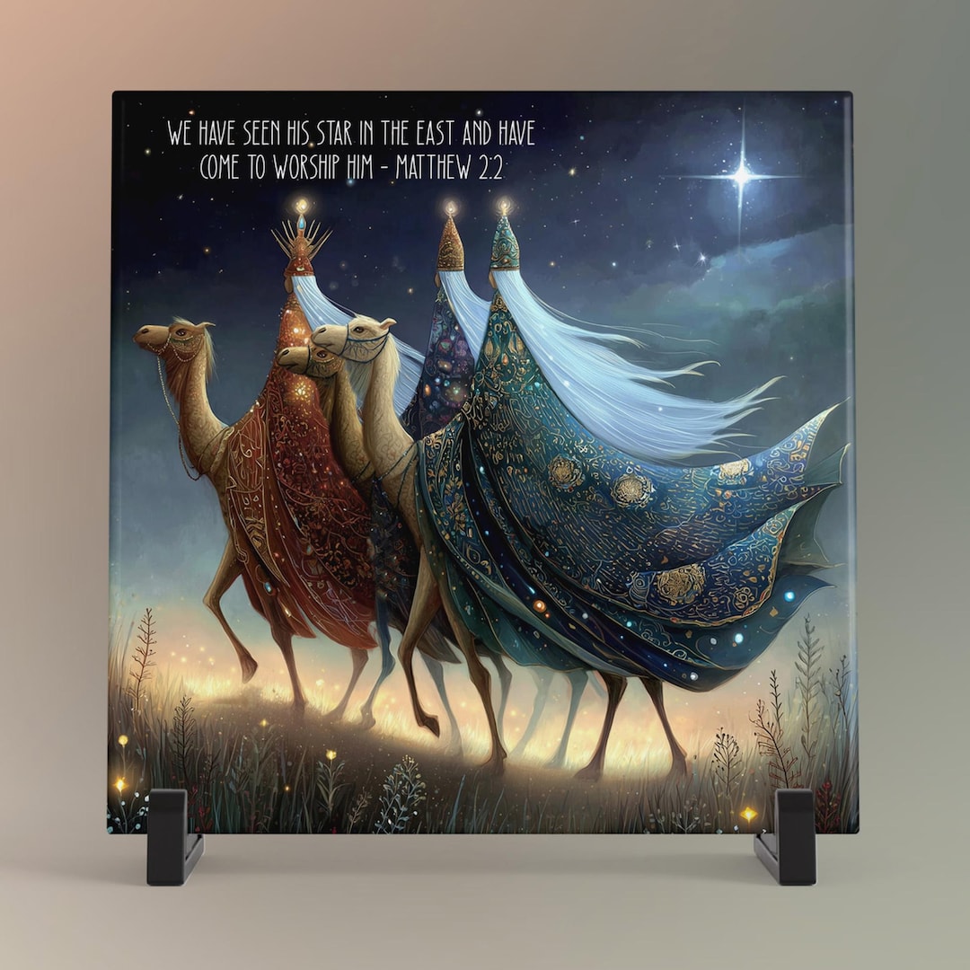 Three Wise Men Nativity Scene Wall Art, Christian Christmas Decor - Etsy