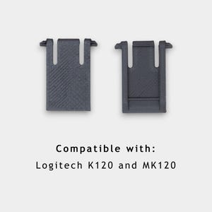 Set of 2 Replacement Keyboard Stand Tilt Leg Feet – Logitech K120/MK120 Keyboard