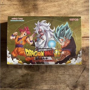 Karta pudełkowa Dragon Ball Super 1Y Gold Display Card Box Zapieczętowane pudełko na karty kolekcjonerskie Dragon Ball Karta anime TCG Booster Box Manga