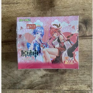 ボックス カルテ 原神インパクト 2Y N8 ディスプレイカードボックス 未開封 原神インパクト トレーディングカードボックス アニメカード TCG ブースターボックス マンガ ビデオゲーム