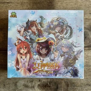 Karta Bogini Historia 2m11 Pudełko na karty ekspozycyjne Zapieczętowane Pudełko na karty kolekcjonerskie Waifu Karta Waifu Anime Dziewczyna TCG Booster Box Bogini Historia