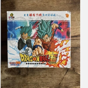 Box Carte Dragon Ball 2Y White Display Card Box Sealed Dragon Ball Trading Card Box Anime Card TCG Booster Box Dragon Ball Manga
