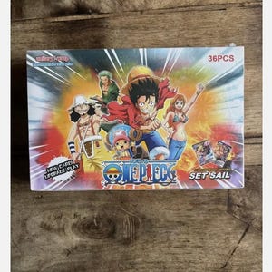Box Carte OnePiece 1Y Laser Display Card Box Sealed One Piece Trading Card Box Anime Card TCG Booster Box OnePiece Manga