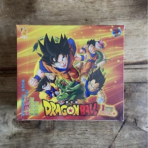 Karta pudełkowa Dragon Ball 1Y N1 Pudełko na karty ekspozycyjne Zapieczętowane pudełko na karty kolekcjonerskie Dragon Ball Karta anime TCG Pudełko wzmacniające Dragon Ball Manga