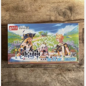 Box Carte Genshin Impact 1Y N11 Display Card Box Sigillato Genshin Impact Trading Card Box Anime Card TCG Booster Box Manga Videogioco