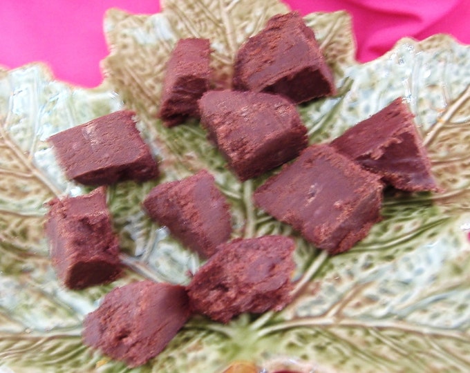 Chocolate Raspberry Truffle Fudge