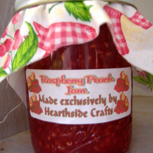 Raspberry and Peach Jam - Etsy