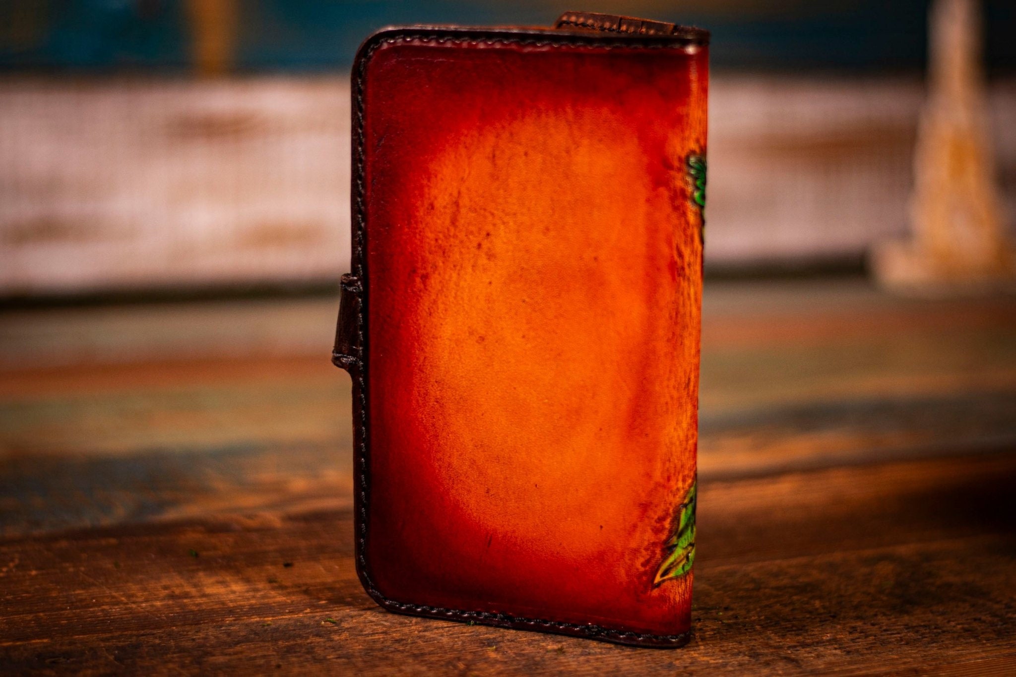 Hand-carved Leather Art Wallet: Botanical Dreamscape With Forest Flora & Fauna - Etsy Hand-carved Leather Art Wallet: Botanical Dreamscape With Forest Flora & Fauna - Etsy