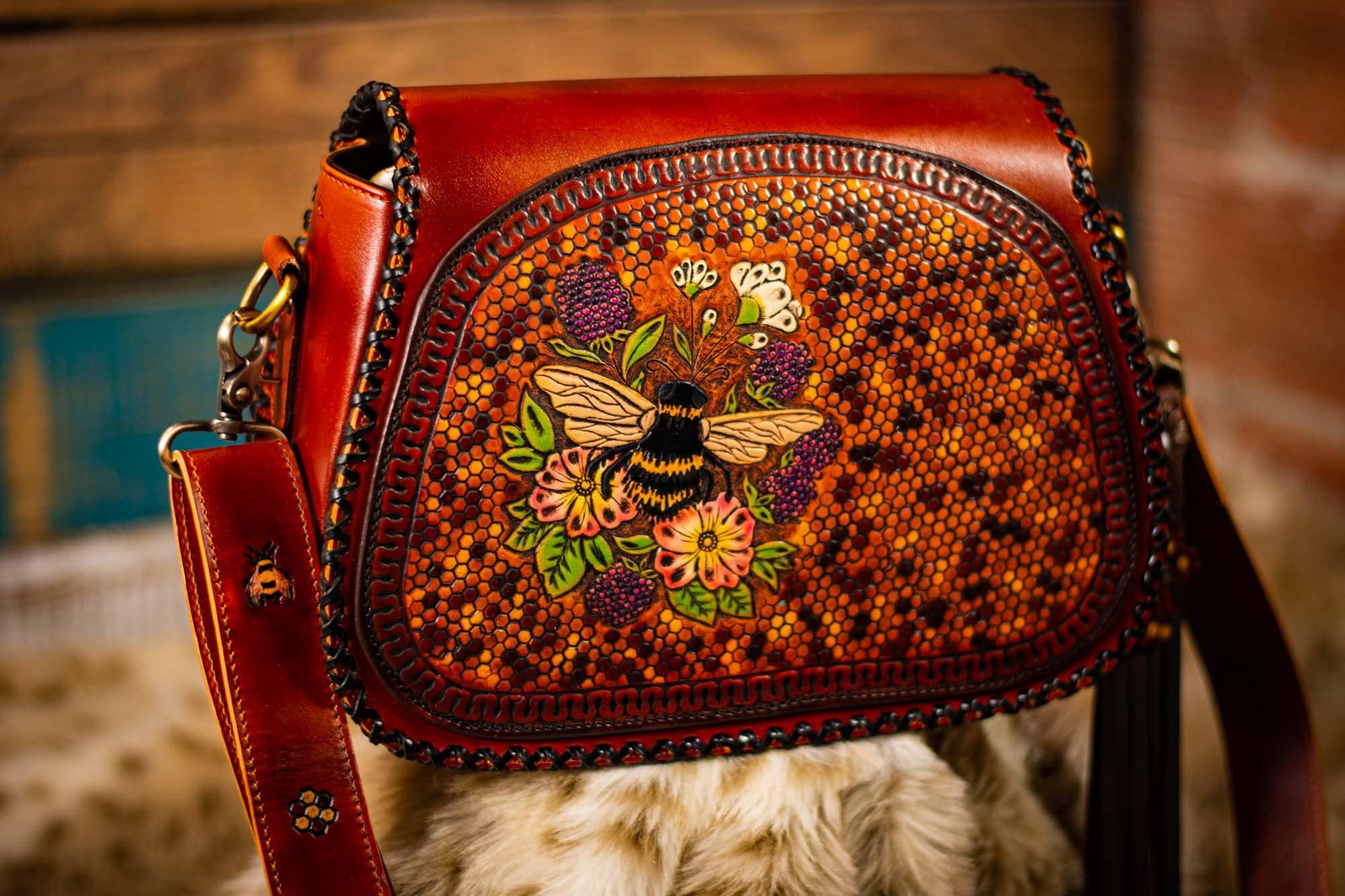 French Tote with Boho Fringe