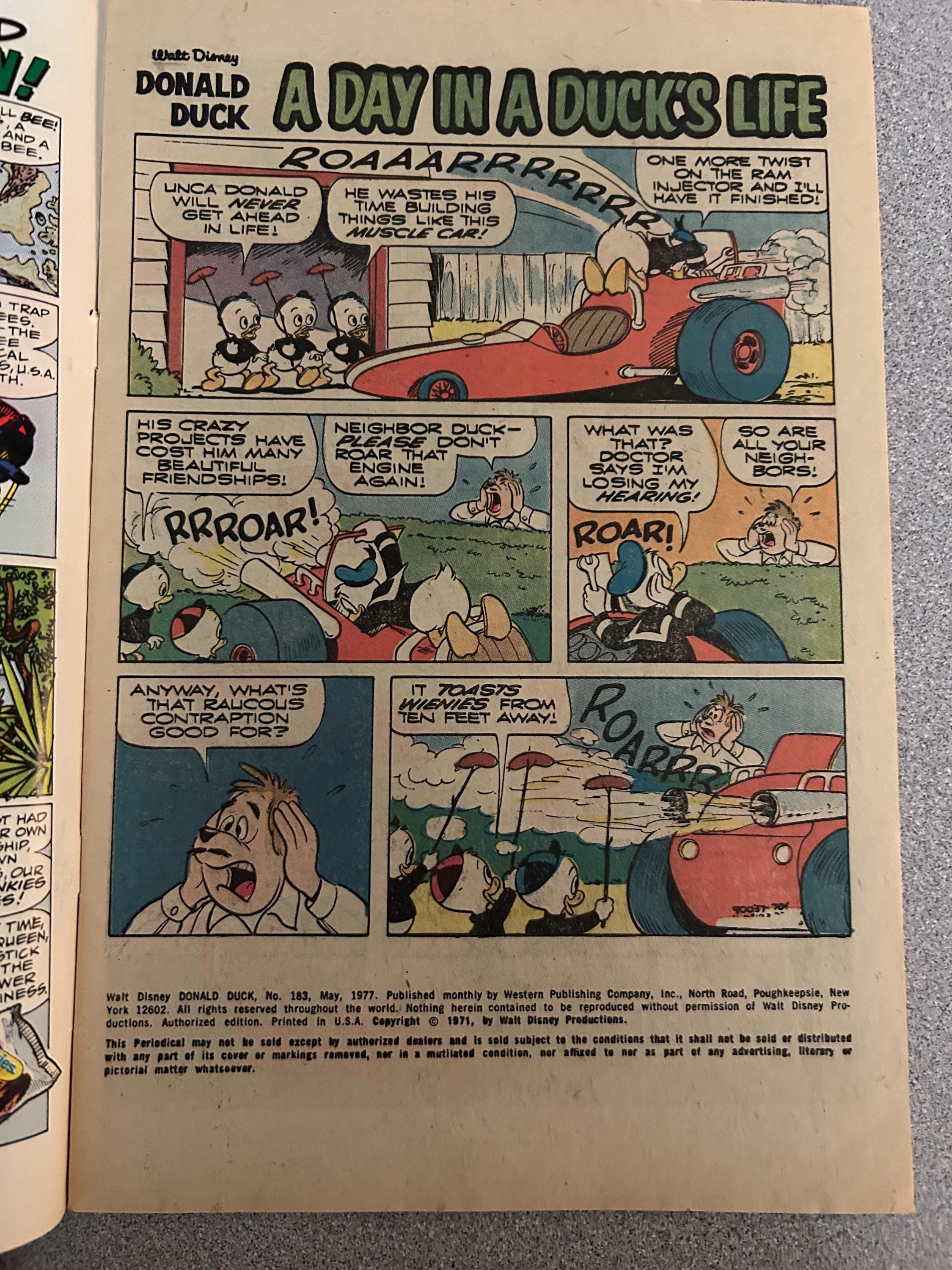 ウォルト・ディズニーによる英語版ドナルド・ダックの漫画 - Etsy 日本