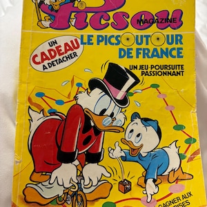 Picsou magazine The Picsou Tour de France 1983 Walt Disney Productions